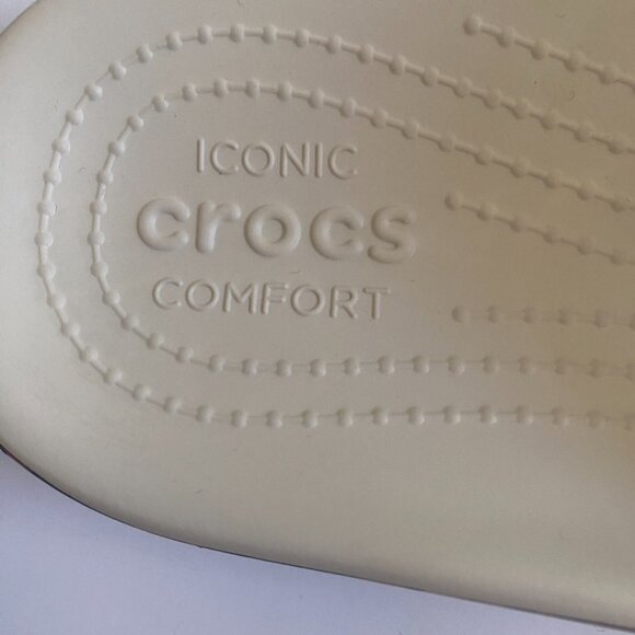 NWT Crocs Classic Animal Remix Slide Sandals Size 12 207841-2Y4 Summer Leopard main image 10